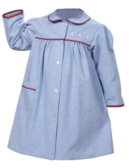 BLOUSE FILLE CLEA CHAMBRAY 80%CO20%PL
